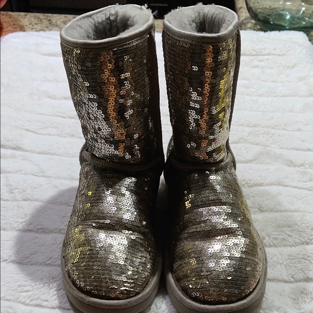 UGG Sequin Short Boots
